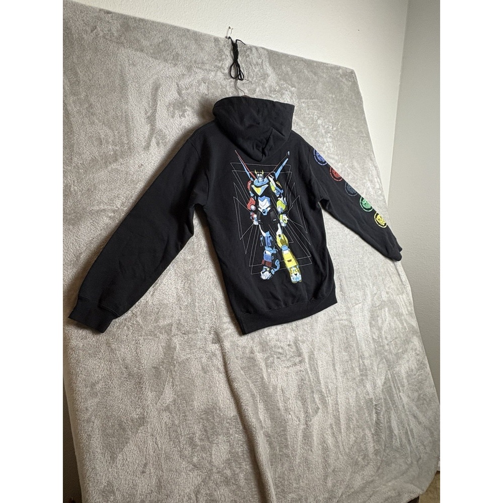 VOLTRON Legendary Defender Hoodie Black Pullover Adult Size Small - Picture 2 of 16